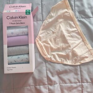 Girls Calvin Klein underwear